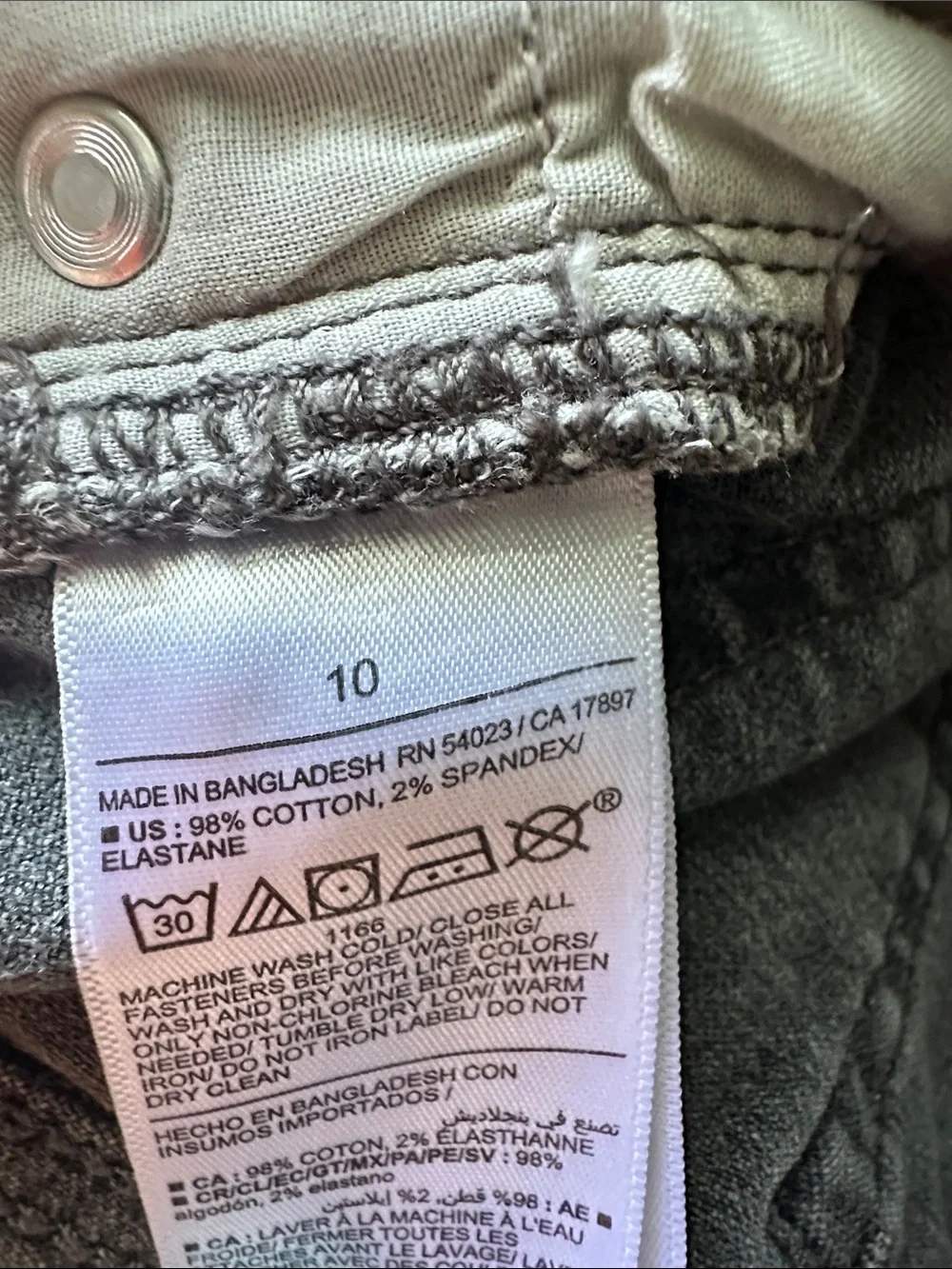 Old Navy Kids Gray Straight-Leg Jeans